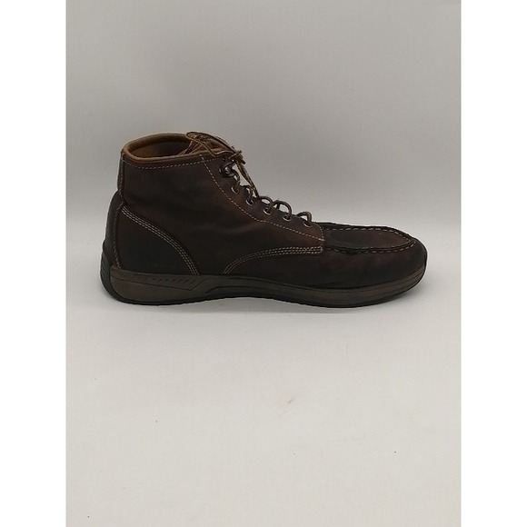 Carhartt‎ Boots Mens Brown 11.5 Wide Leather Work Boot Lightweight Ankle CMX4023 main image 6